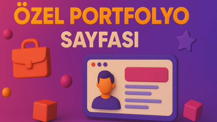 özel portfolyo sayfası yapabilirim