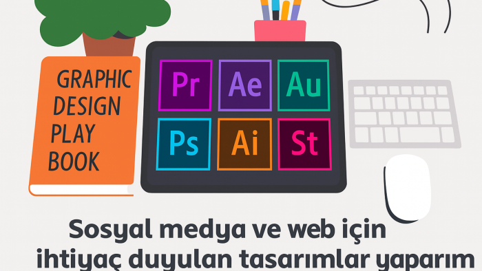 sosyal medya ve web için ihtiyaç duyulan tasarımlar yaparım