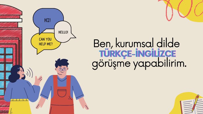çeviri yapabilirim