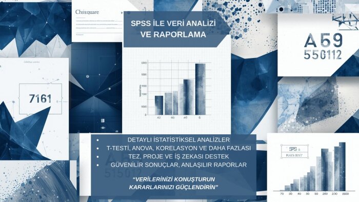 spss ile verilerinizin analizini ve raporlamasını yaparım