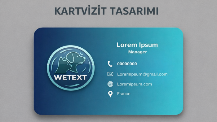 sizin için kartvizit tasarımı yapabilirim