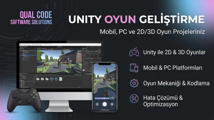 unity ile oyun geliştiririm