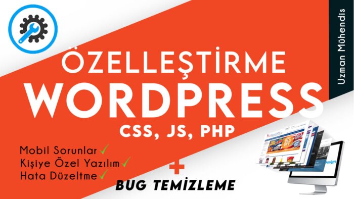 wordpress sitenizi özelleştirip, hataları düzeltebilirim
