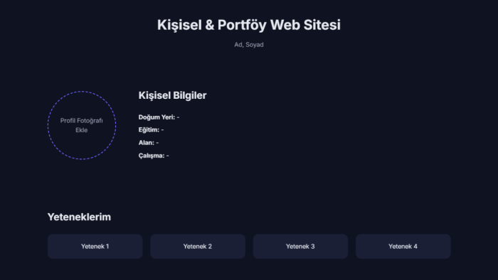 seo hizmeti veriyorum ve portföy web sitesi tasarlıyorum