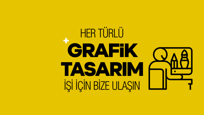 her türlü grafik tasarım işlerinizde hızlı çözüm üretirim