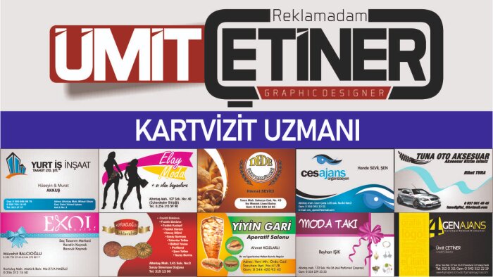 kurumsal ve sade kartvizit yaparım