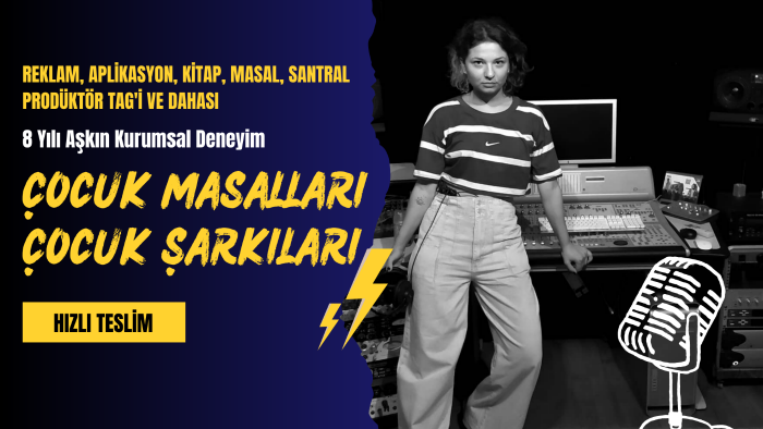 eğlenceli ve eğitici çocuk şarkısı yapabilirim