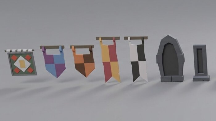 oyunlara hazır 3D low-poly modeller yapabilirim