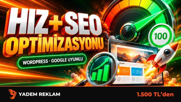wordpress sitenizi hızlandırır, seo ayarlarını yaparım