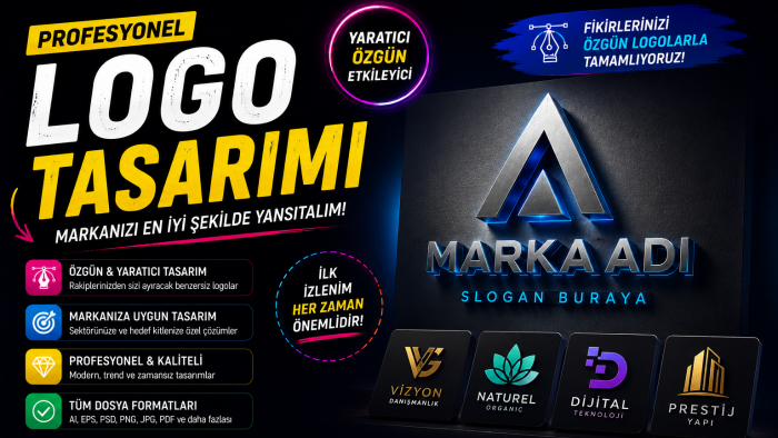 profesyonel şekilde logo tasarlıyorum