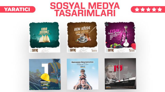 sosyal medya tasarımlarınızı sade ve şık bir şekilde yaparım