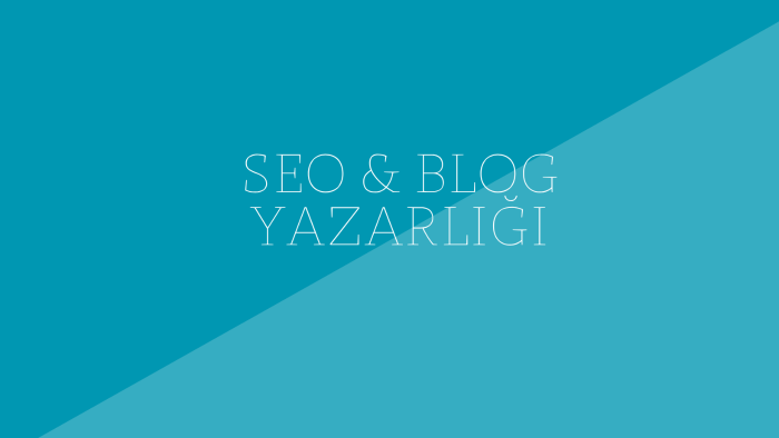 siteniz ve markanız için SEO uyumlu içerik yazarım
