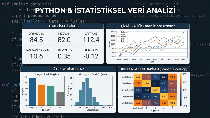 verilerinizi Python ile analiz edip raporlayabilirim