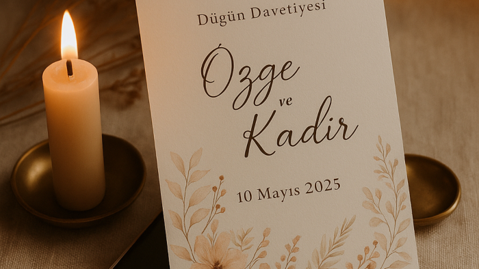 özel gün davetiyeni hazırlayabilirim
