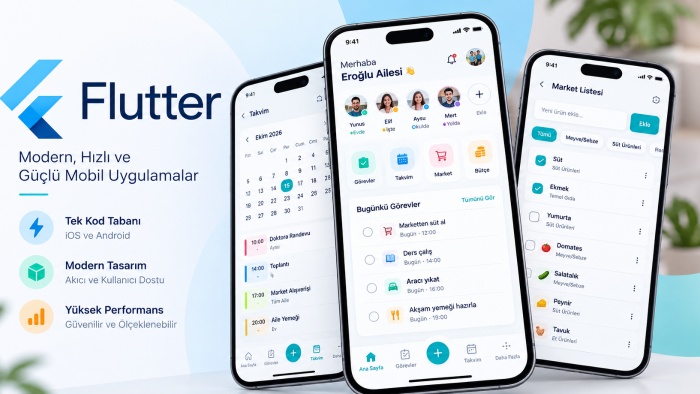 sizin için flutter kullanarak uygulama geliştirebilirim