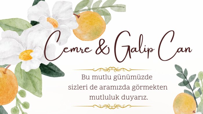 özel günleriniz için eşsiz davetiyeler tasarlıyorum
