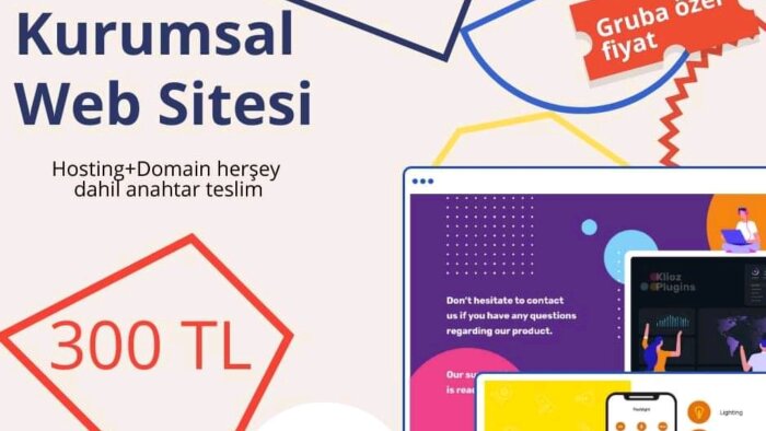 kişiye ve firmaya özel uygun fiyatlı web sitesi yapıyorum