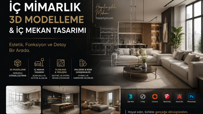 3 boyutlu modelleme ve tasarım yapabilirim