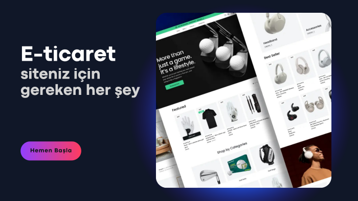 profesyonel e-ticaret sitenizi hazırlarım