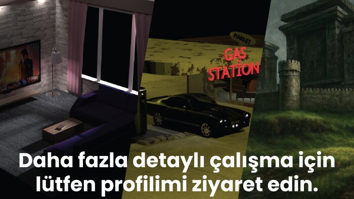projeleriniz için 3D modelleme ve render hizmeti sunarım