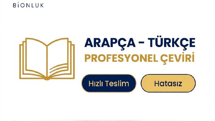ihtisaslı bir şekilde Arapça tercümanlık yapıyorum