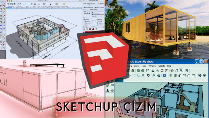 üç boyutlu yada iki boyutlu sketchup çizim yapabilirim