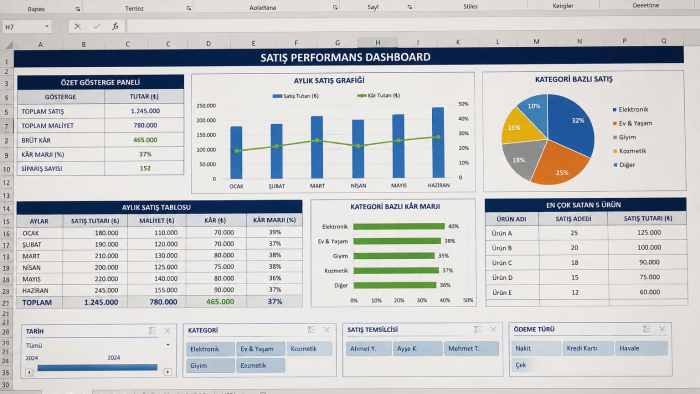 ihtiyacınıza özel excel dosyaları hazırlıyorum