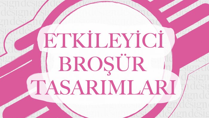 sizler için etkileyici broşür, katalog tasarımları yaparım