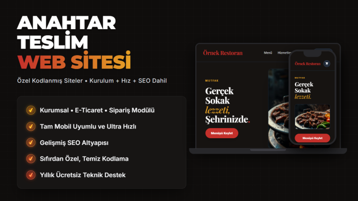 modern web sitesi hazırlayabilirim