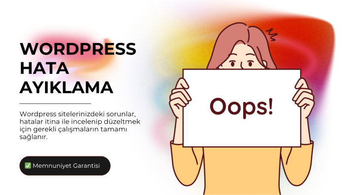 wordpress hatalarınızı gideriyorum