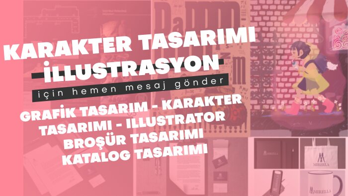 illüstrasyon, karakter tasarımı ve dijital çizim yapıyorum