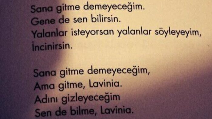 en özel günlerinizde sizin için şiirler yazabilirim
