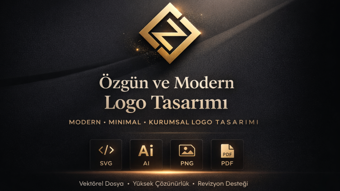 markanız için özgün ve modern logo tasarlıyorum