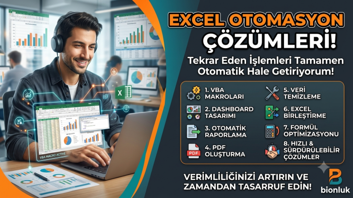 Excel vba makro ve otomasyon geliştiriyorum