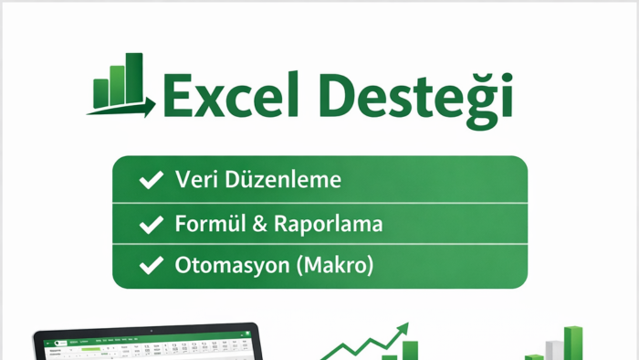 Excel ile ilgili tüm sorularınıza cevap olabilirim