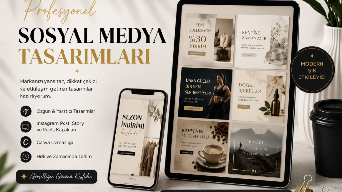 etkileşim artıran sosyal medya tasarımları yaparım