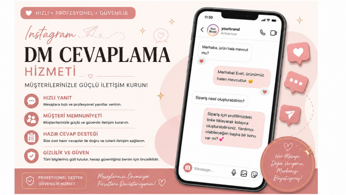  müşteri mesajlarını profesyonel şekilde yanıtlarım