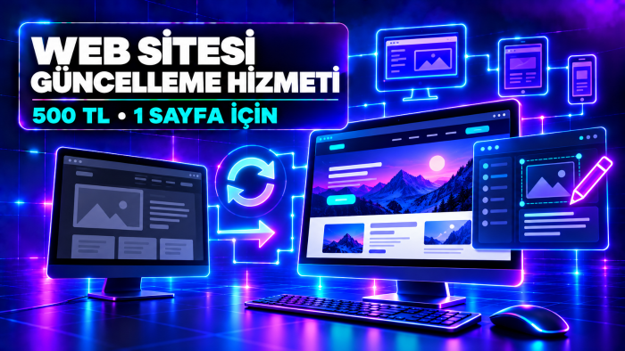 web sitenizin bir sayfasını güncellerim