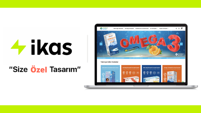 İkas sitenize modern ve özel bir tasarım hazırlıyorum