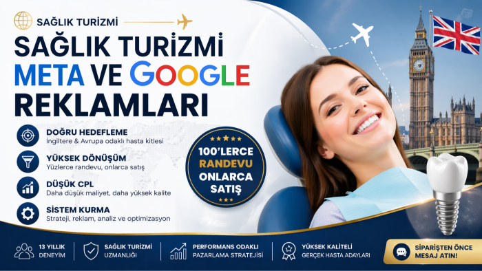 sağlık turizmi yapan kliniklerin reklamlarını yönetirim
