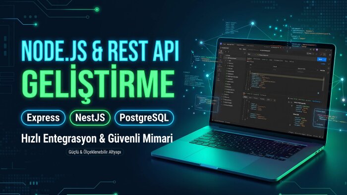 Node.js ile özel backend çözümleri geliştiririm