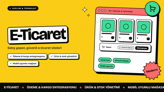 Anahtar Teslim Responsive ve Hızlı E-Ticaret Sitesi Yaparım