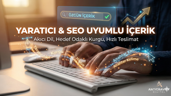 yaratıcı ve SEO uyumlu içerikler yazarım