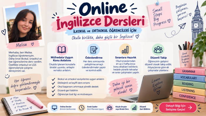 İngilizce özel ders verebilirim