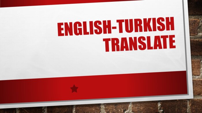 İngilizce çevirileri hızlı bir şekilde yapabilirim