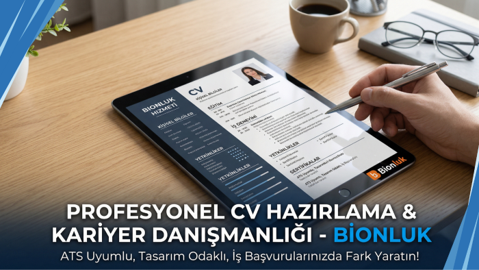 sizler için Profesyonel CV hazırlarım