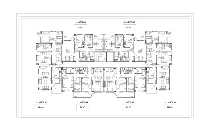 Autocad ile kat planı/kesit/görünüş/2d çizimlerinizi yaparım