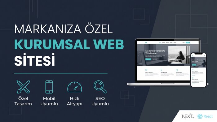 Next.js ile modern ve hızlı web siteleri tasarlarım