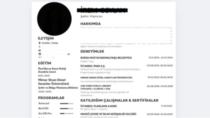 sizin için CV hazırlayabilirim