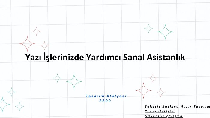 sanal asistanlık yapabilirim